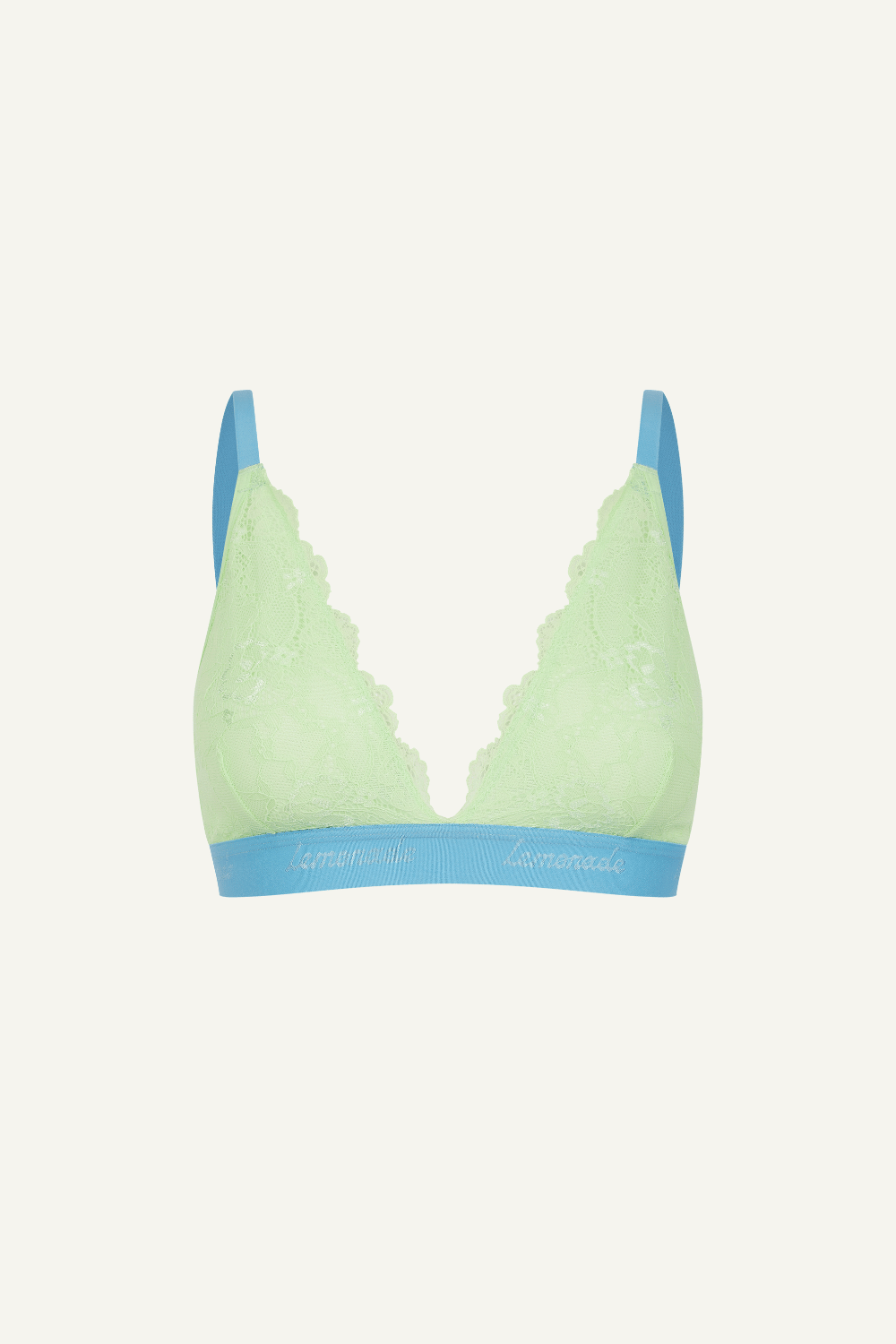 Signature Lace Bralette - Pastel Green