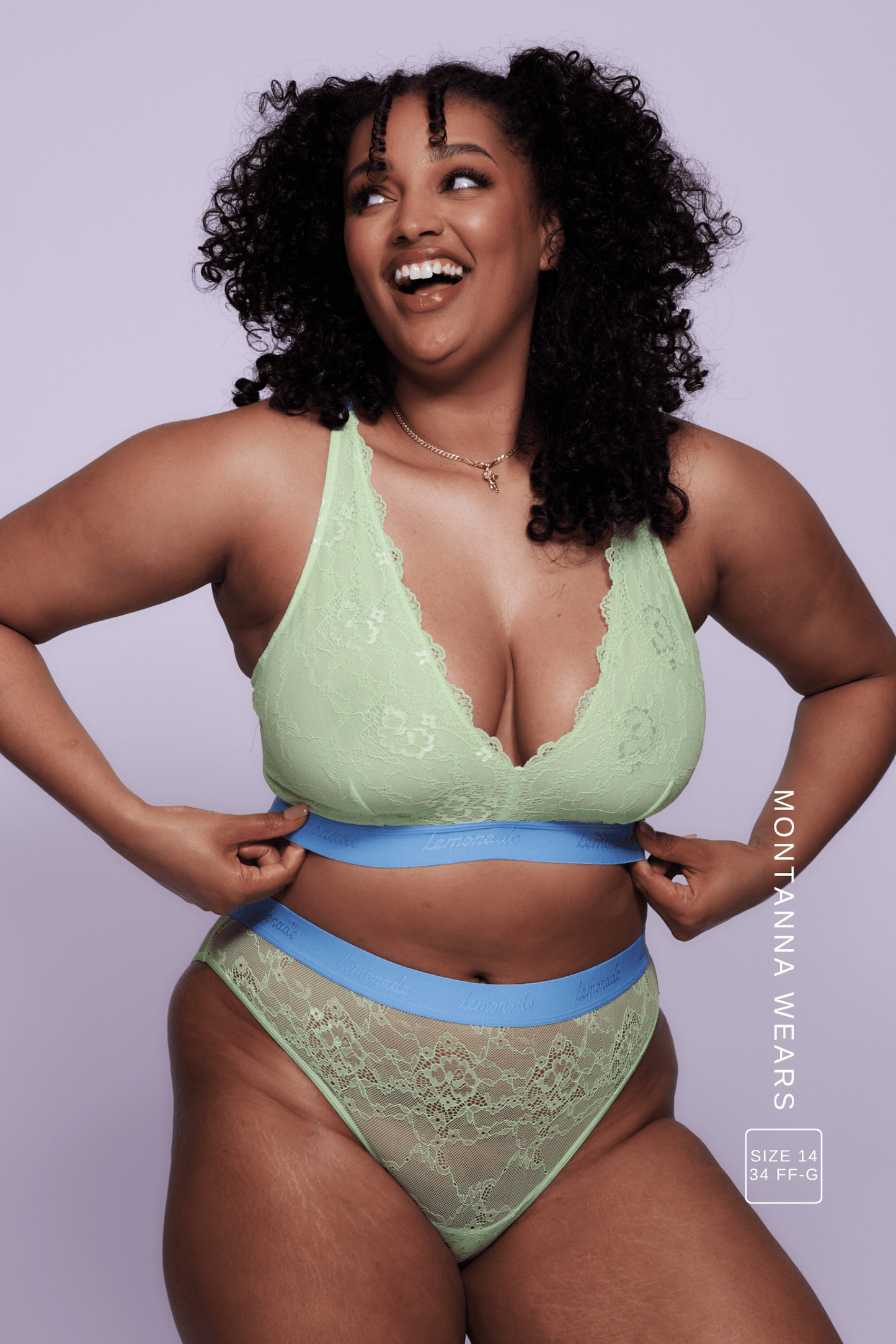 Signature Lace Fuller Cup Bralette - Pastel Green