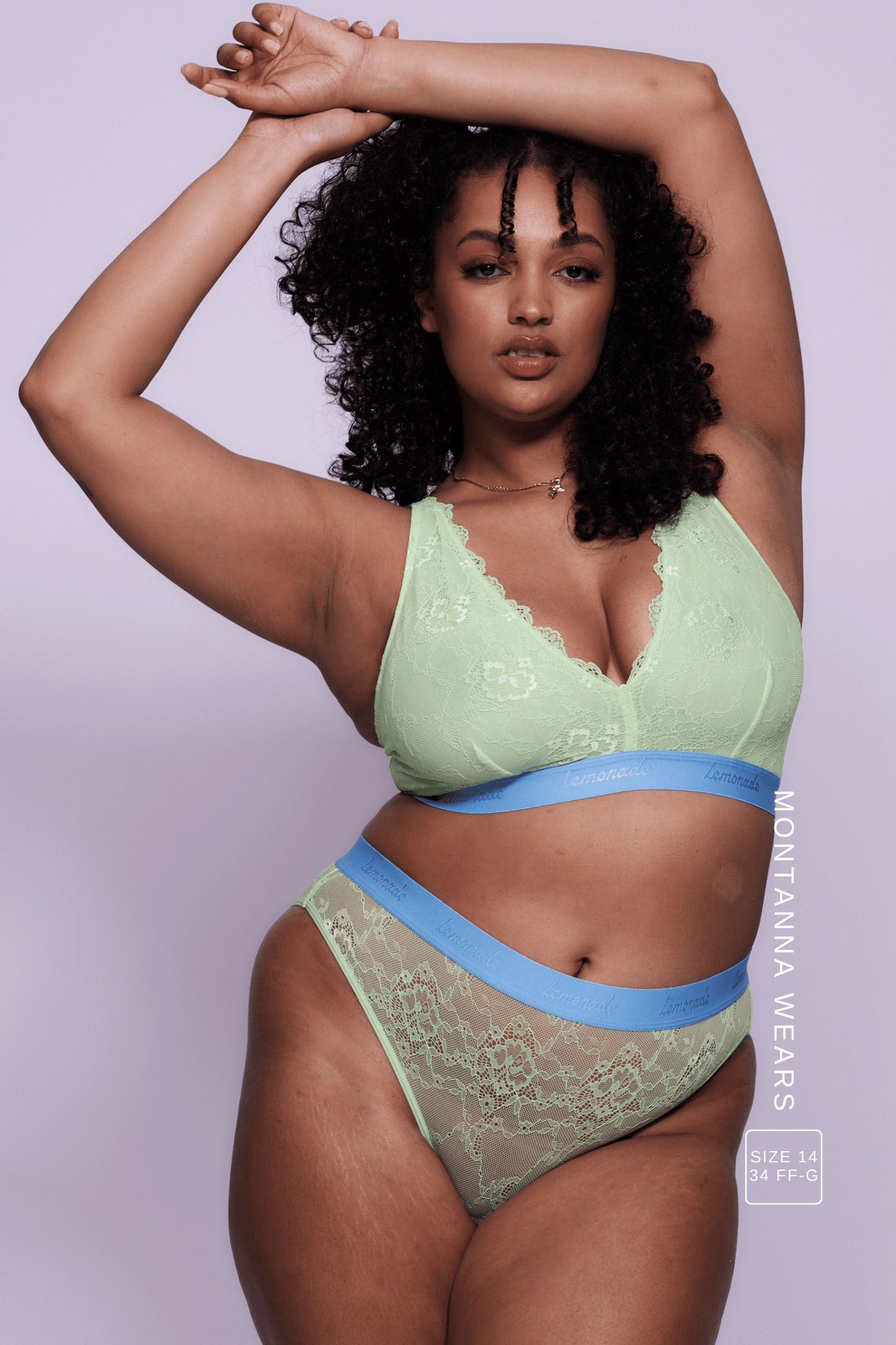 Signature Lace Fuller Cup Bralette - Pastel Green