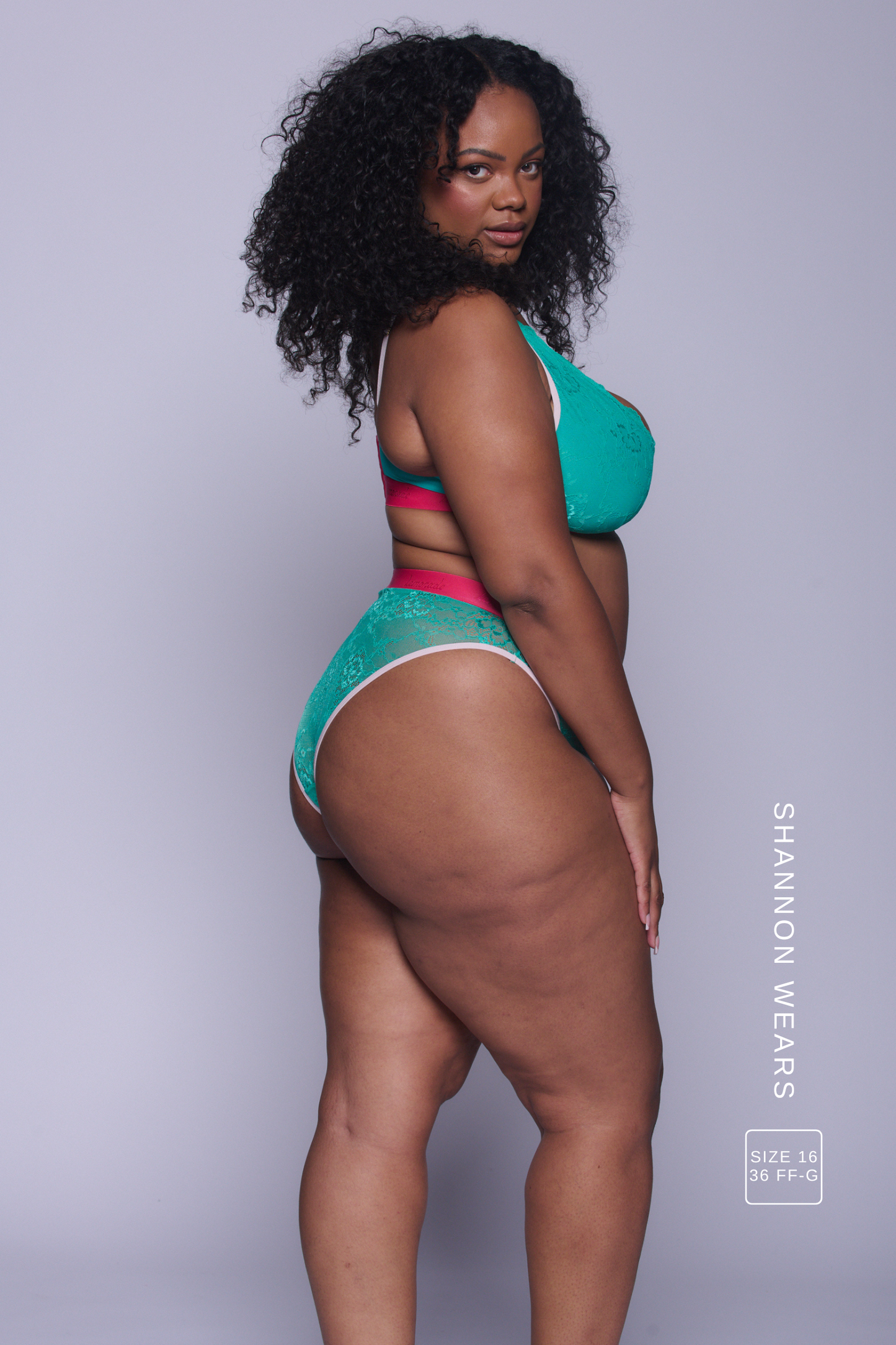 Signature Lace High Waisted Brief - Trilogy Green