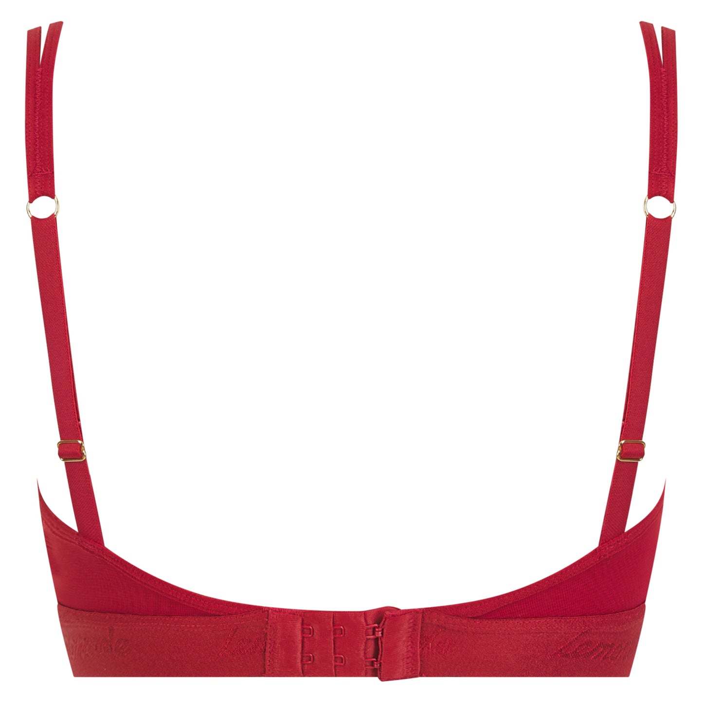 Second Skin Triangle Bralette - Deep Red