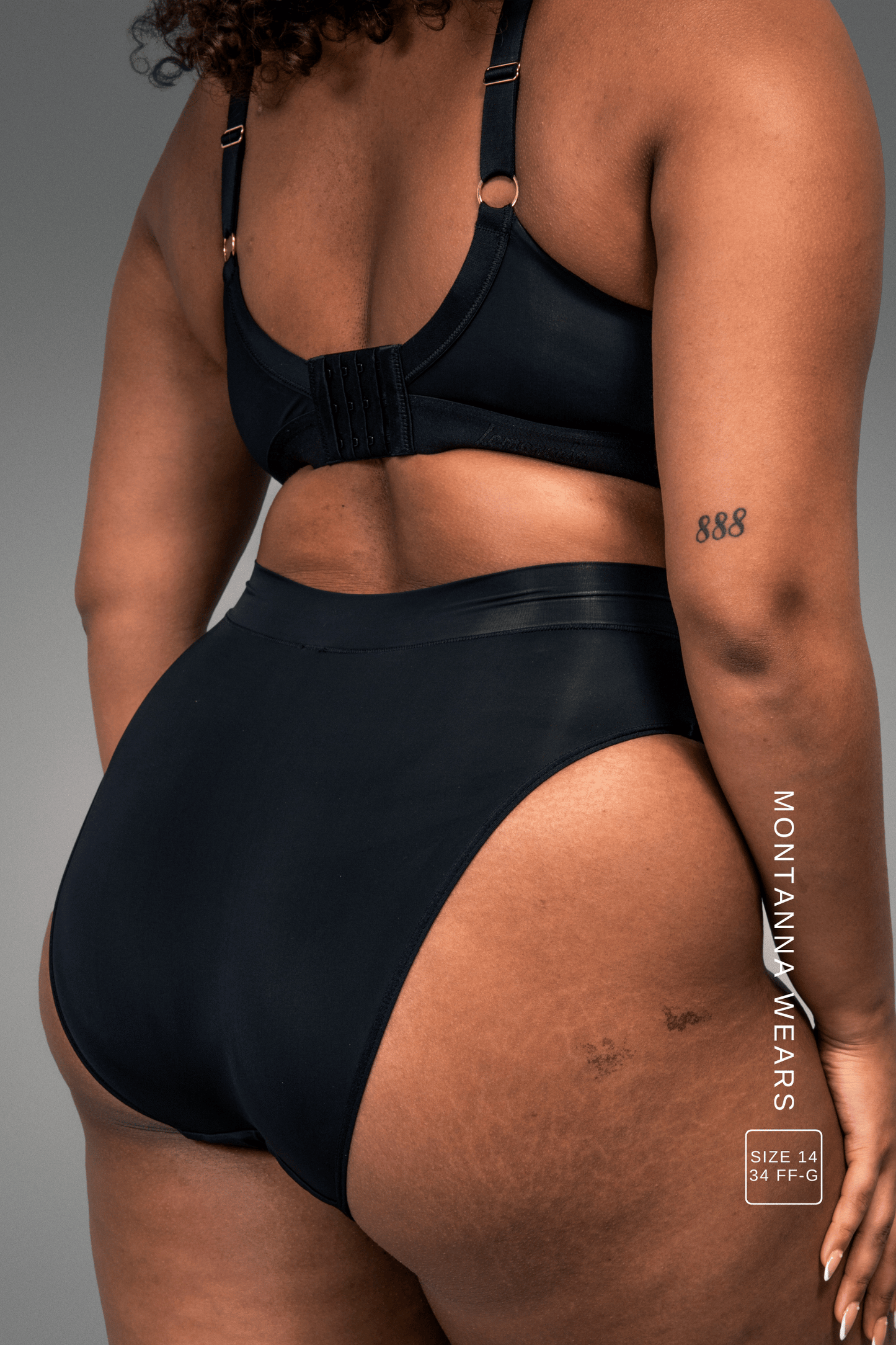 Second Skin High Support Bra - Black