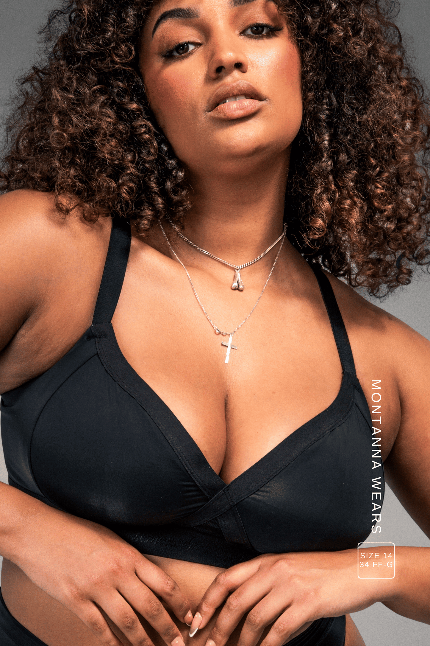 Second Skin High Support Bra - Black