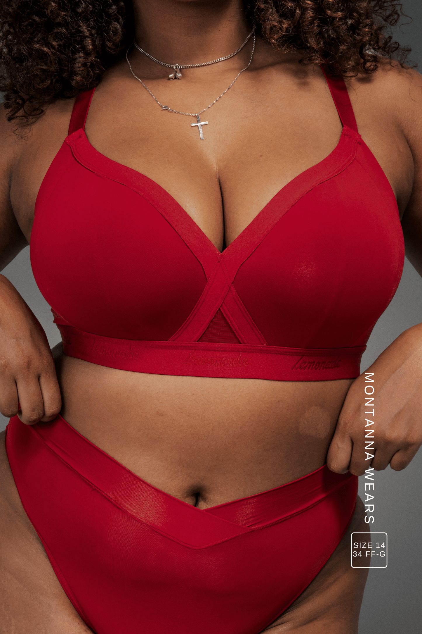Second Skin High Support Bra - Deep Red