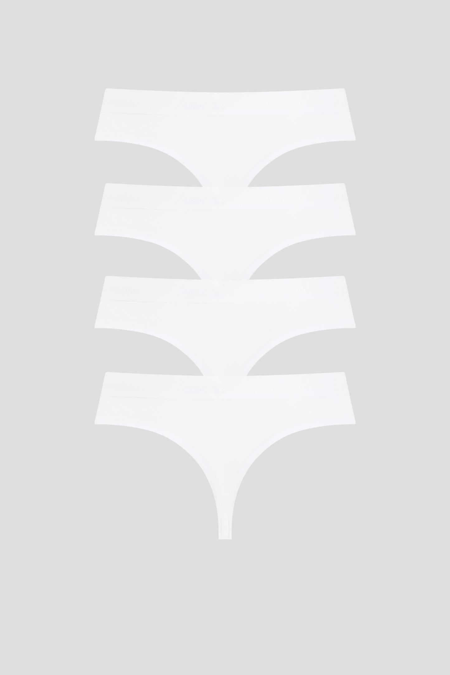 Everyday Eco Thong 4 Pack - White