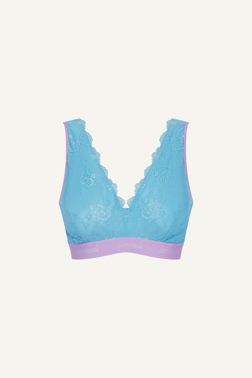 Signature Lace Fuller Cup Bralette - Pastel Blue