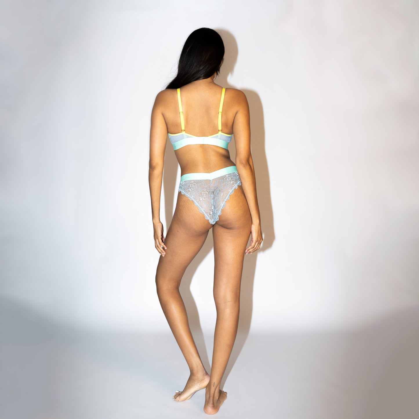 Lace Knickers 4 Pack - 2 Brazilian & 2 Brief