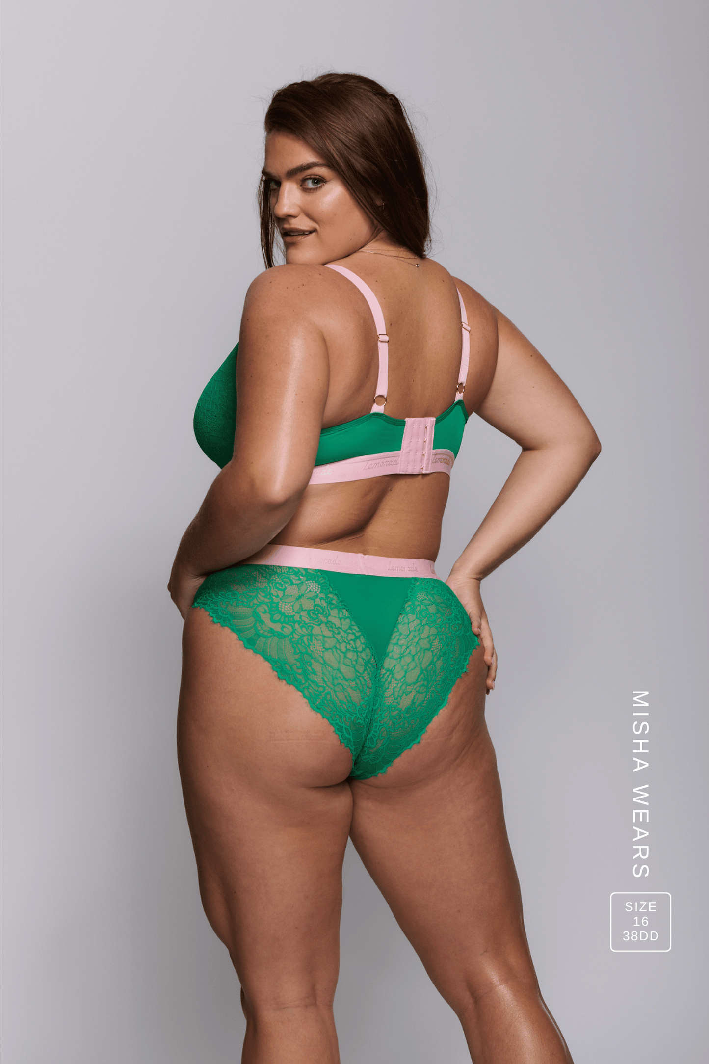 Synergy Lace Brief - Emerald