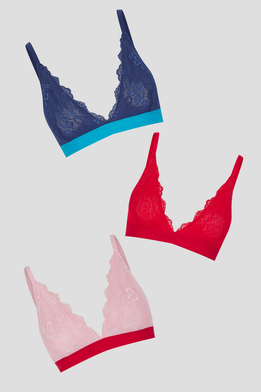 Lace Bralette Bestsellers - 3 Pack