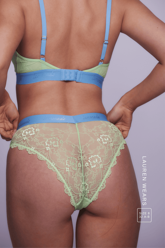 Signature Lace Brazilian - Pastel Green