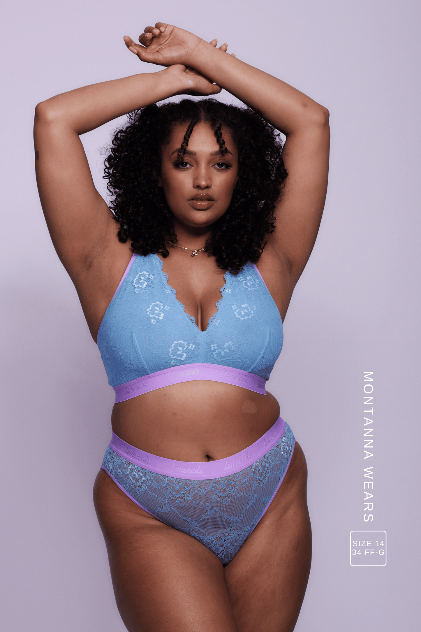 Signature Lace Fuller Cup Bralette - Pastel Blue