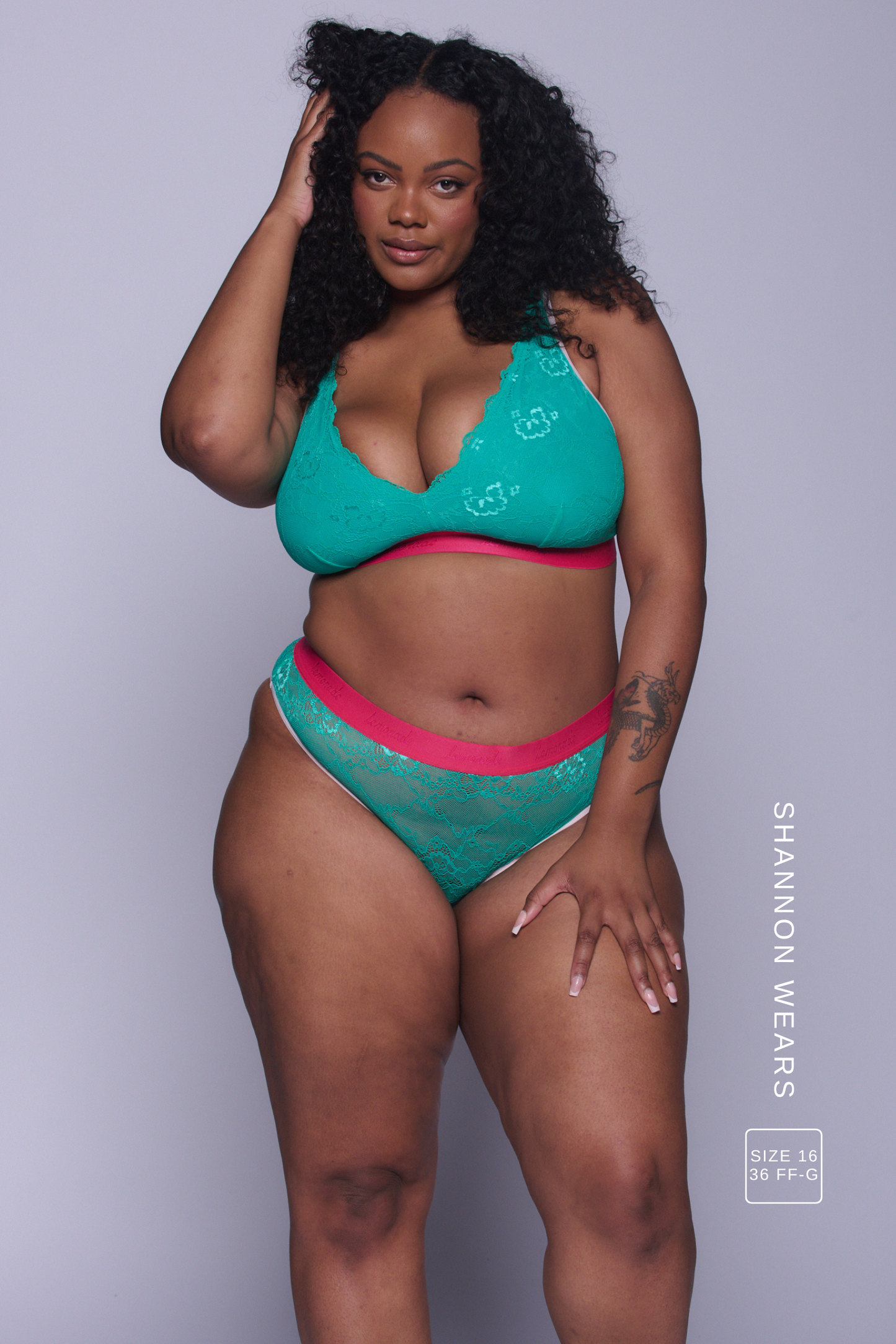 Signature Lace Fuller Cup Bralette - Trilogy Green
