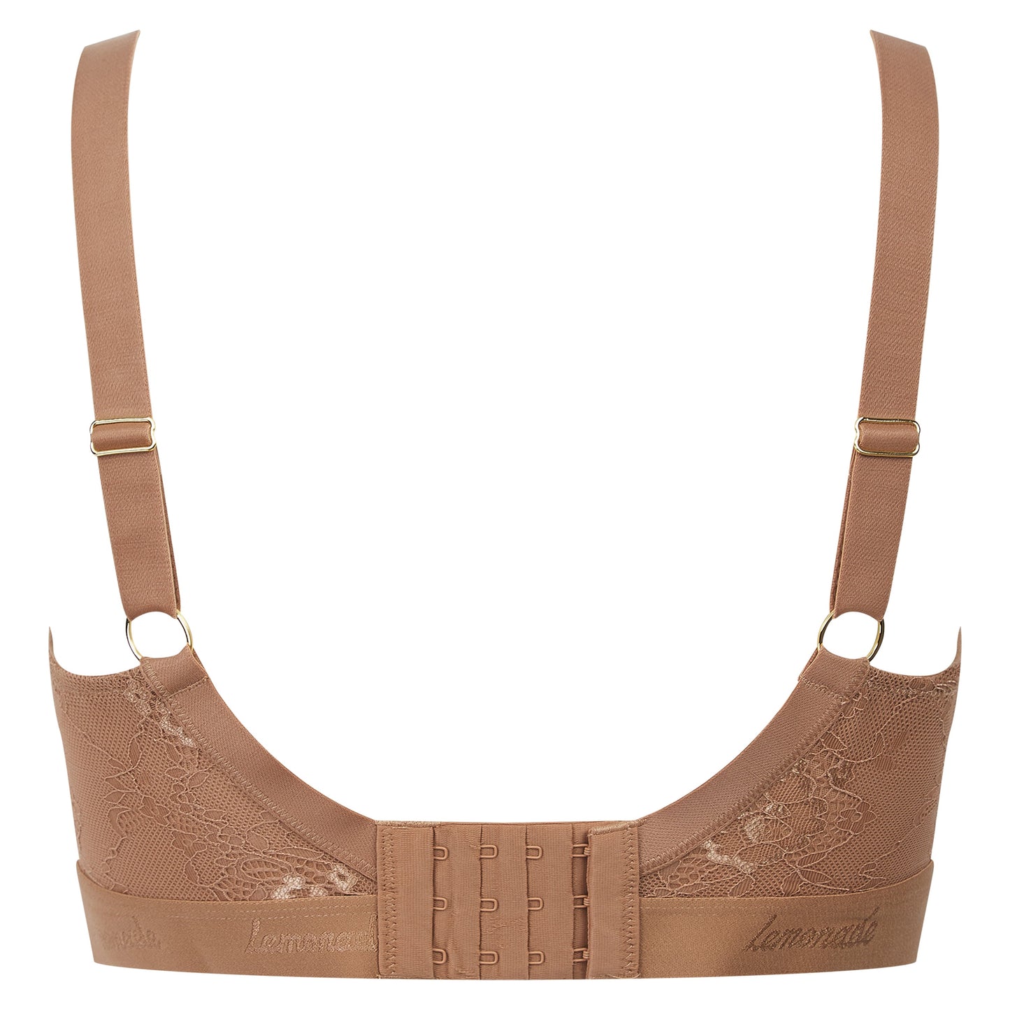 Nude Lace Bralette - Mocha