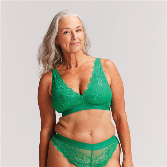 Signature Lace Fuller Cup Bralette - Emerald