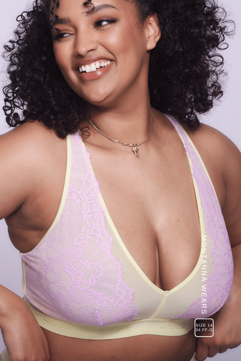 Synergy Lace Fuller Cup Bralette - Yellow
