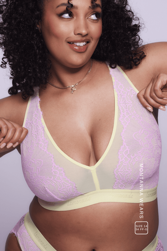 Synergy Lace Fuller Cup Bralette - Yellow