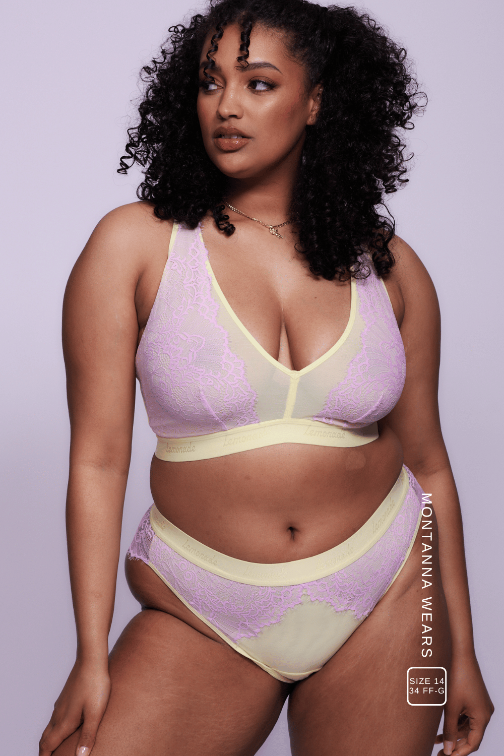 Synergy Lace Fuller Cup Bralette - Yellow